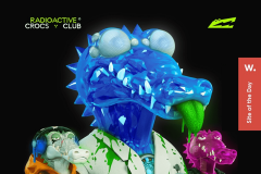 Radioactive Crocs Club. Website for NFT Collection